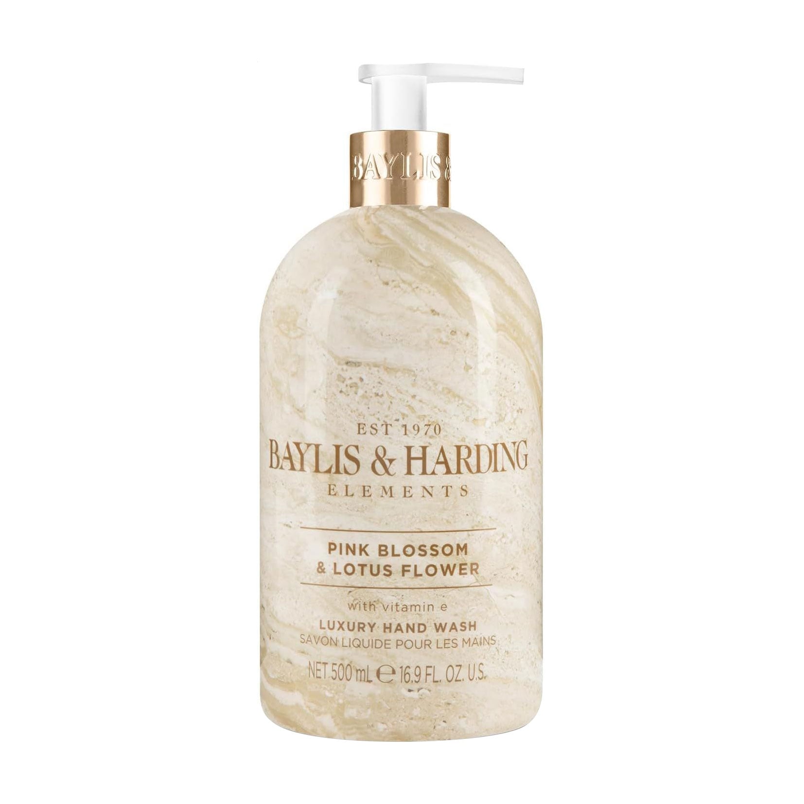 Рідке мило для рук Baylis &amp; Harding Elements Luxury Hand Wash, Pink Blossom &amp; Lotus Flower, 500 мл